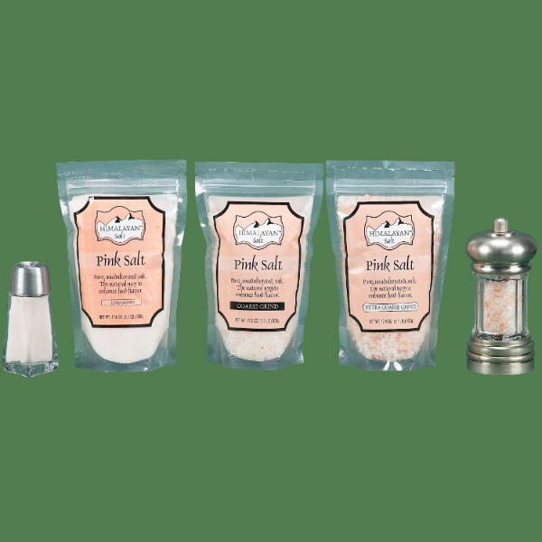 Himalayan Gourmet Salt Pink Fine 500g 5 bags